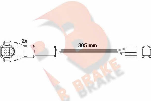 R Brake 610449RB Warning contact, brake pad wear 610449RB