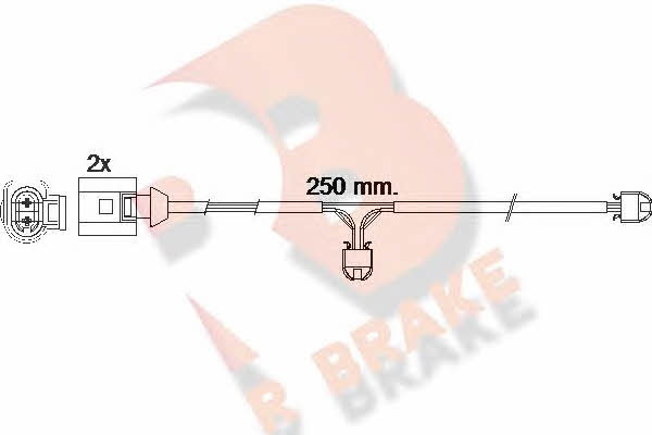 R Brake 610477RB Warning contact, brake pad wear 610477RB