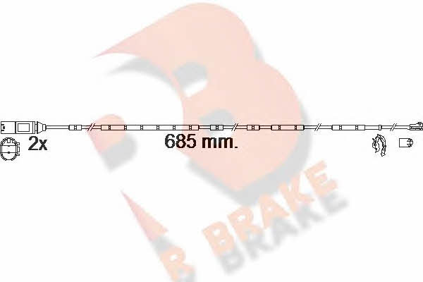 R Brake 610618RB Warning contact, brake pad wear 610618RB