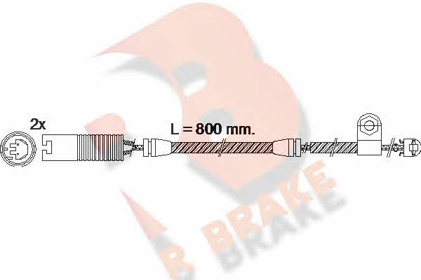 R Brake 610499RB Warning contact, brake pad wear 610499RB