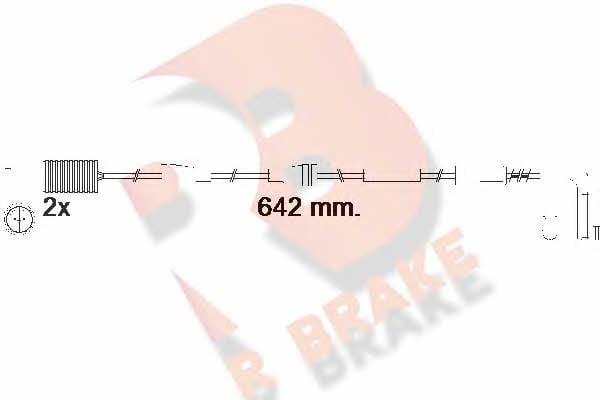 R Brake 610538RB Warning contact, brake pad wear 610538RB