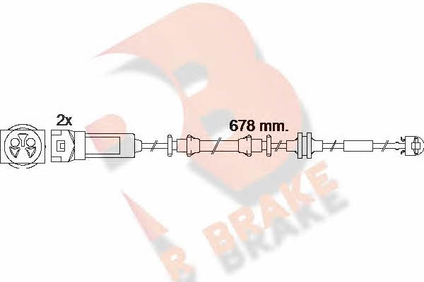 R Brake 610452RB Warning contact, brake pad wear 610452RB