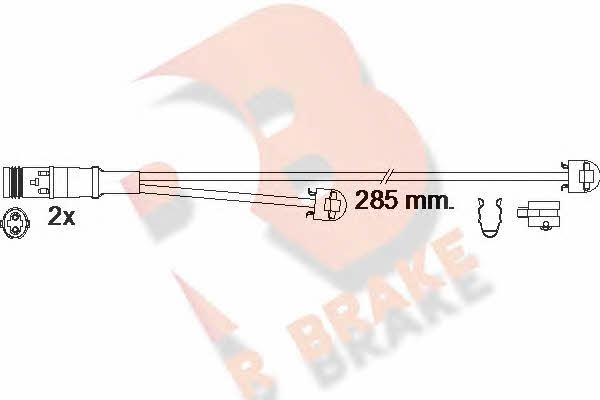 R Brake 610614RB Warning contact, brake pad wear 610614RB