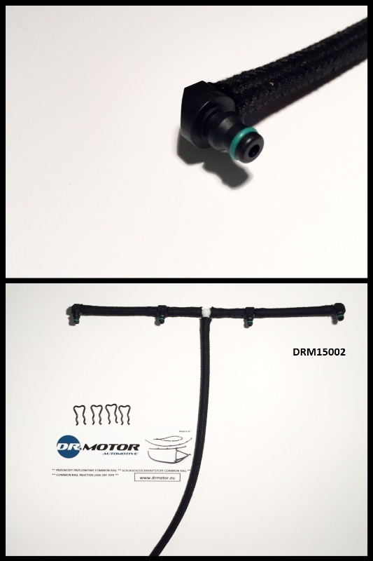 Fuel line hose Opel: DRM15002 Dr.Motor Hose, fuel overflow