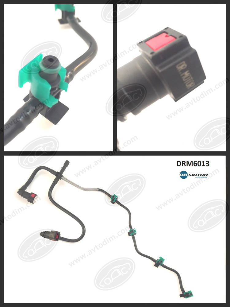 Fuel line hose Ford: DRM6013 Dr.Motor Hose, fuel system pressure tester