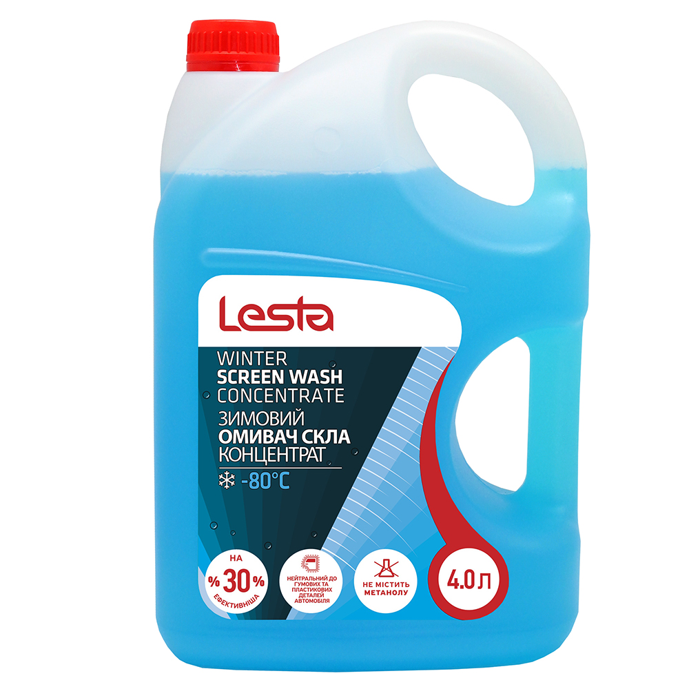 Lesta 392420 Winter windshield washer fluid, concentrate, -80°C, 4l 392420