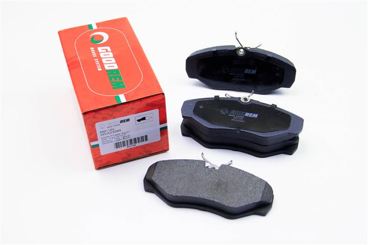 Goodrem RM1184 Front disc brake pads, set RM1184