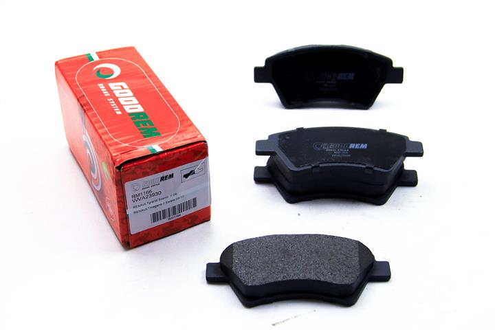 Goodrem RM1166 Front disc brake pads, set RM1166