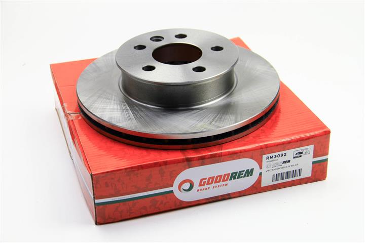 Goodrem RM3092 Front brake disc ventilated RM3092