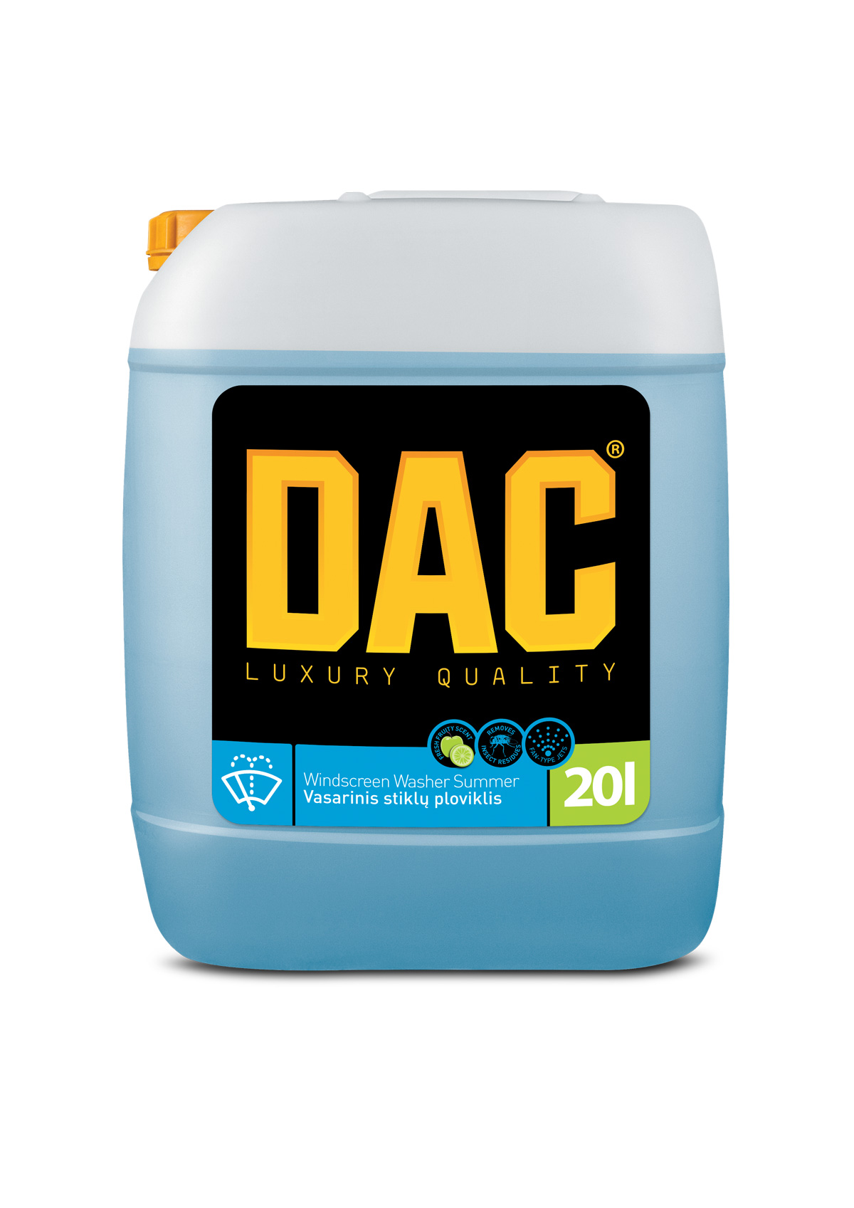 DAC Luxury Quality ADACVASL20 Summer windshield washer fluid, 20l ADACVASL20