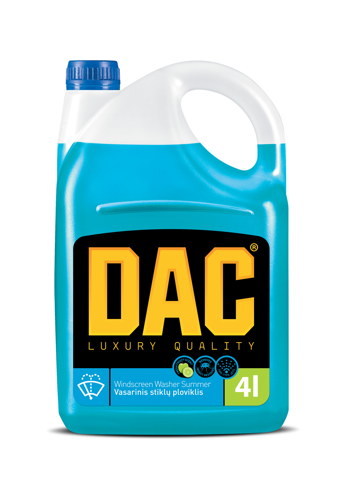 DAC Luxury Quality ADACVASL4 Summer windshield washer fluid, 4l ADACVASL4