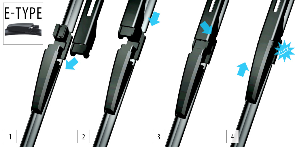 Oximo WE400425 Set of frameless wiper blades 600/575 WE400425