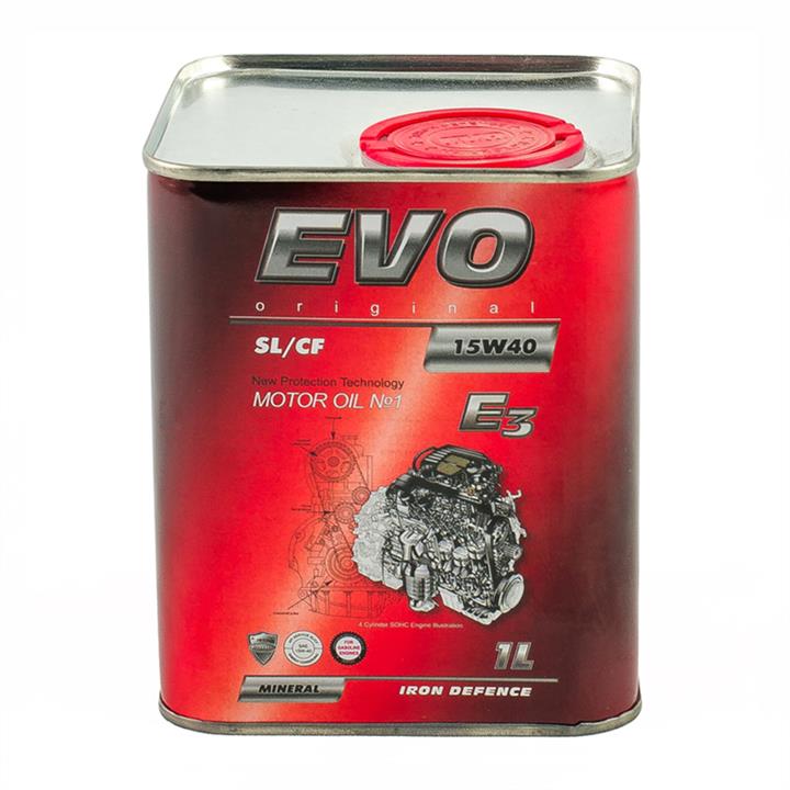 EVO 4291586220418 Engine oil EVO E3 15W-40, 1L 4291586220418