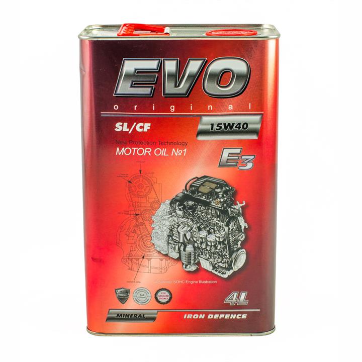 EVO 4291586220425 Engine oil EVO E3 15W-40, 4L 4291586220425