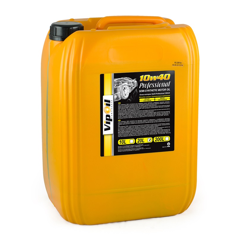 VipOil 0162830 Engine oil Vipoil Professional 10W-40, 20 l 0162830